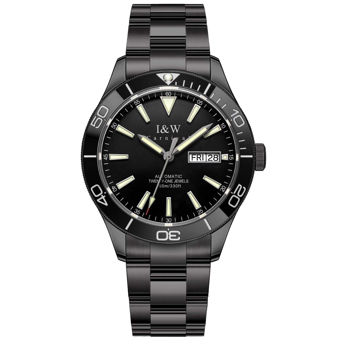 Carnival Чоловічий механічний годинник Carnival Shark 10 Bar