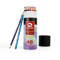 Акварельные карандаши Mobee 48 цветов для рисования