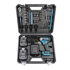 Акумуляторний імпульсний гвинтоверт PROFI-TECOS36V PLUS (набір біт, 20 В/2 х 5.0 А·год, зарядний пристрій)