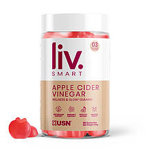 Liv.Smart Apple Cider Vinegar Gummies (60 gummies)