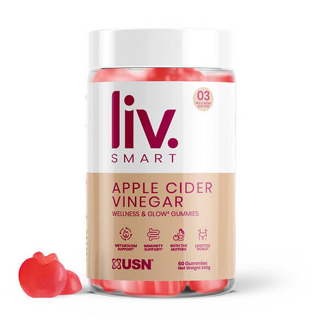 Liv.Smart Apple Cider Vinegar Gummies (60 gummies), фото 1