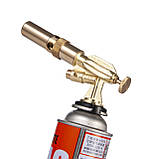 Газова горілка XJ 1600 Вт - посилена, латунь, витрата 120 г/рік, З газоредуктором, фото 6