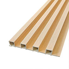 Рейка декоративна WPC для стін 3000х160х23мм Світле дерево SW-00002572-