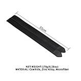 Наручники із натуральної шкіри чорного кольору Lockink Кайф, фото 6