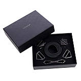 Наручники із натуральної шкіри чорного кольору Lockink Кайф, фото 7