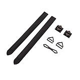 Наручники із натуральної шкіри чорного кольору Lockink Кайф, фото 8