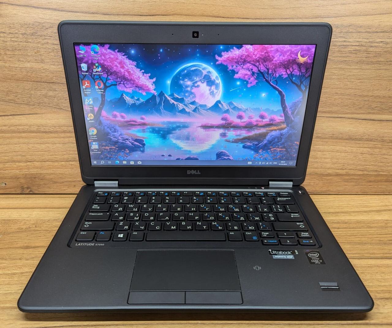 Б/в Нетбук Б-клас Dell Latitude E7250 12.5" 1366x768| Core i7-5600U| 8 GB RAM| 256 GB SSD| HD 5500