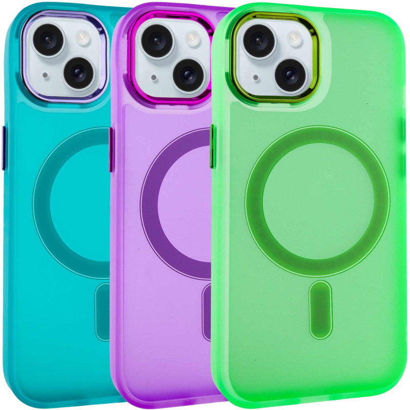 Чохол TPU+PC Lily with MagSafe для Apple iPhone 14 (6.1")