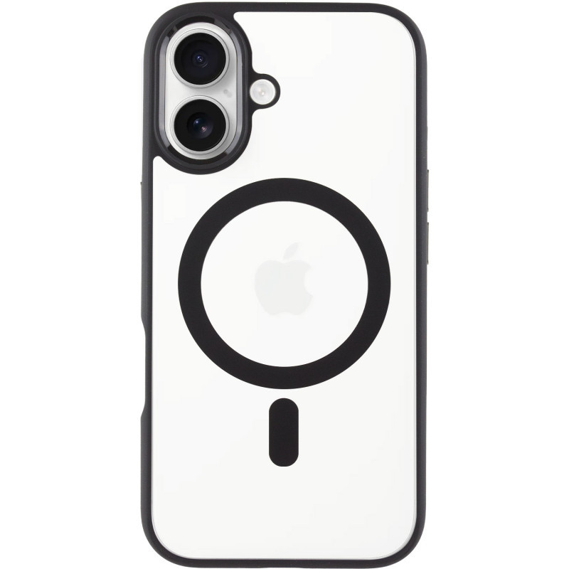 TPU+PC чохол Blueo Skin Friendly Frosted with MagSafe для Apple iPhone 16 (6.1") Чорний