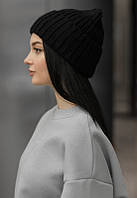 Жіноча універсальна шапка Staff 101 black