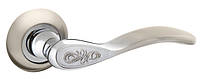 Ручка дверна FUARO ARIA RM SN/CP-3 матовий нікель/хром