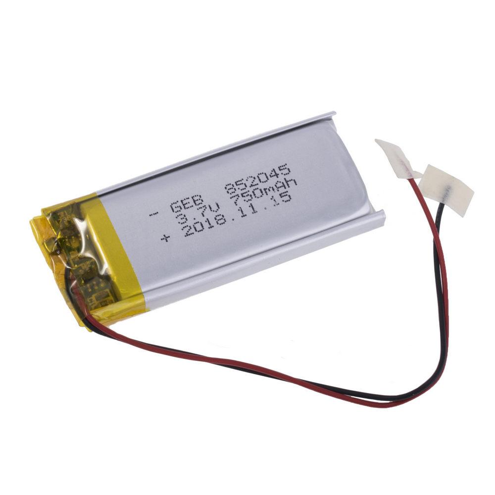 LiPo 750 mAh, 3,7V, 8,5x20x45мм GEB акумулятор літієво-полімерний GEB852045