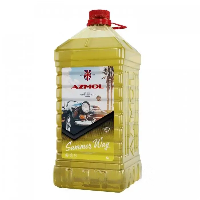 Рідина омивача літня AZMOL Summer Way Жовта Азмол 4 л