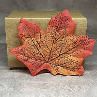 Кленовий лист, 8,5*7 см, колір-червоний,  арт 017155, упаковка 10 ш, Червоний