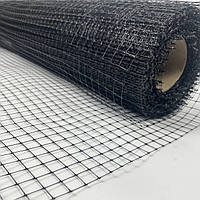 Сітка Конюшина Пташка 12*14 мм 2*100 м Чорна Сітка пластикова для клумби Сітка для захисту винограду від птахів