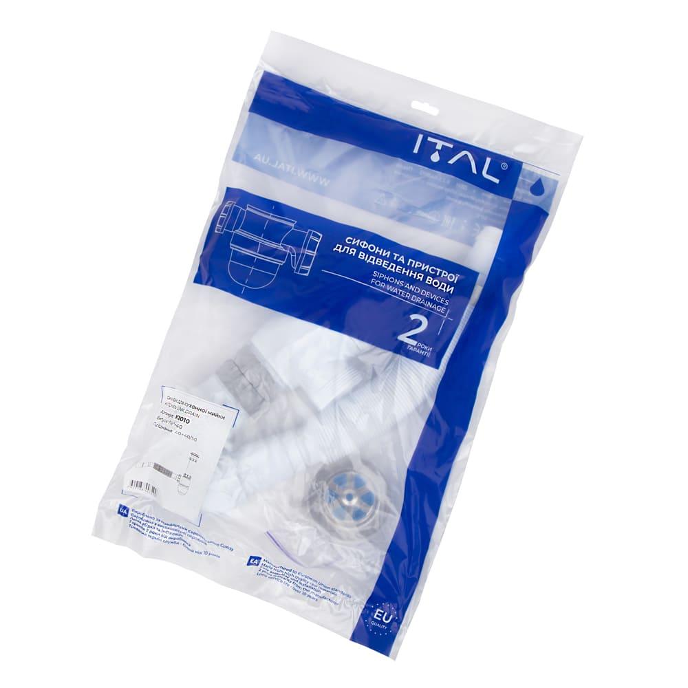 К1010 кухня 1 1/2*40, різьб. випуск, гофротруба 40*40/50 {40}, фото 1