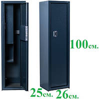 Збройовий сейф на 2 рушниці Galmetal G-100.2.ВМ з ключовим замком