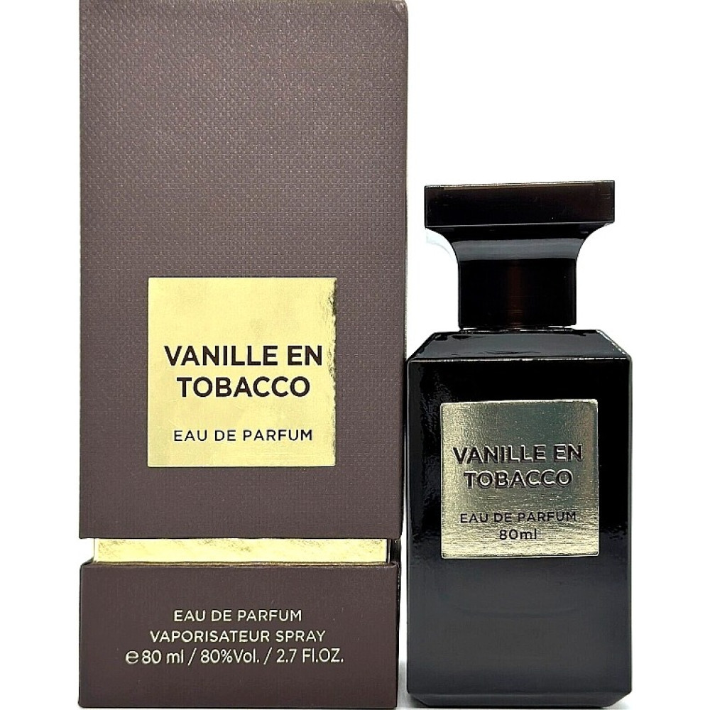 Fragrance World Vanille En Tobacco Unisex Eau De Parfum Парфюмированная вода унисекс, 80 мл