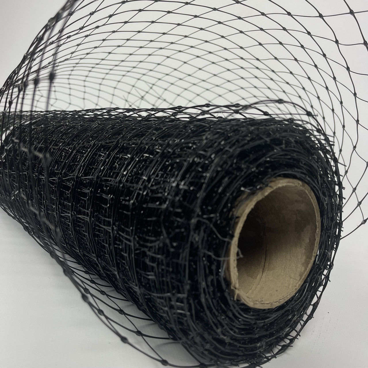 Сітка Конюшина Пташка 30*35 мм 2*100 м Чорна Садова сітка для вольєра Міцна сітка для захисту врожаю