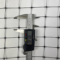 Сітка Конюшина Пташка 30*35 мм 1.5*100 м Чорна Дрібна сітка для огорожі вольєрів Сітка чорна для загону