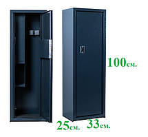 Збройовий сейф на 3 рушниці Galmetal G-100.3.ВМ з ключовим замком