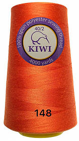 Швейна нитка Kiwi 40/2 No145 відтінок жовтогарячий