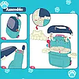 Ігровий набір Валіза з улюбленцем 008-987-3 "Грумінг салон", м'яка іграшка, аксесуари, фото 4