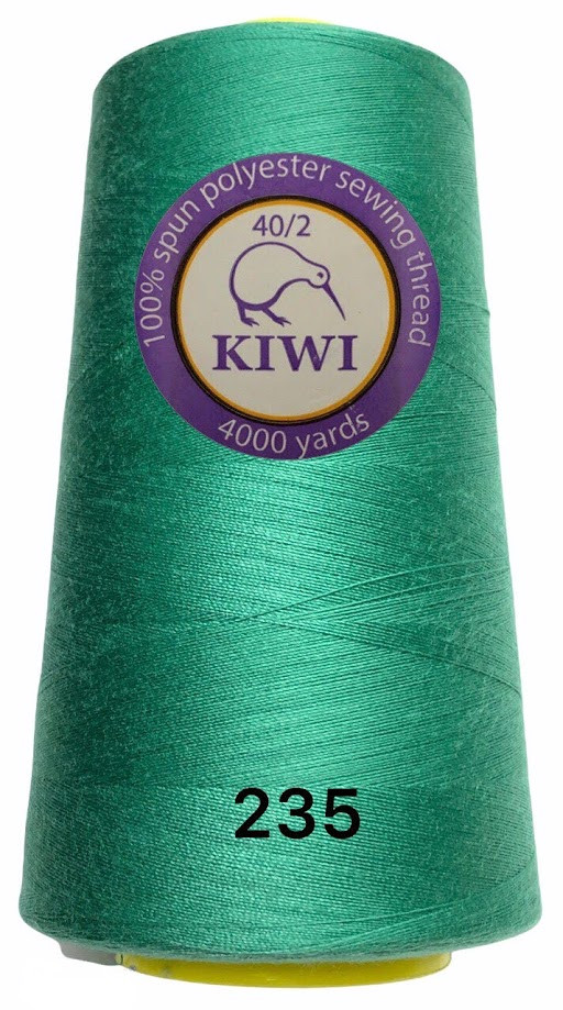 Швейна нитка Kiwi 40/2 No235 відтінок бірюзовий, фото 1