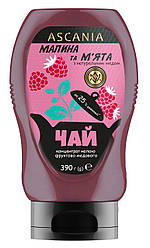 Чай фруктово-медовий Малина - м'ята 390г пляшка