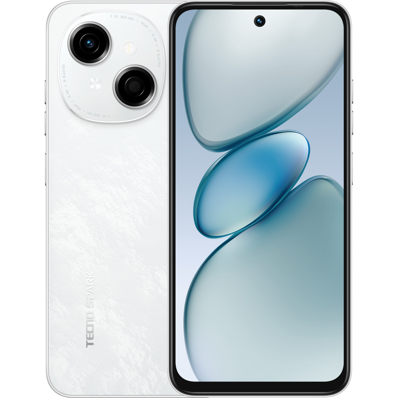 Смартфон Tecno Spark Go 1 (KL4) 4/128 GB Glittery White (4894947036194)