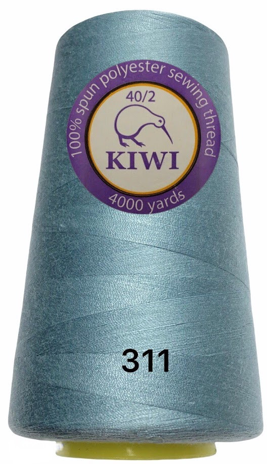 Швейна нитка Kiwi 40/2 No311 відтінок блакитний, фото 1