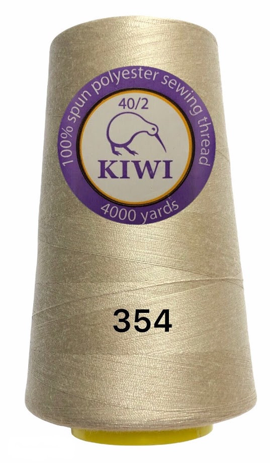 Швейна нитка Kiwi 40/2 No354 відтінок бежевий, фото 1