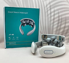 Масажер для шиї акумуляторний електроімпульсний, з вібрацією та підігрівом Adna JT-88