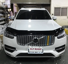 Дефлектор капоту (мухобійка) Volvo XC90 2015+ (HIC)