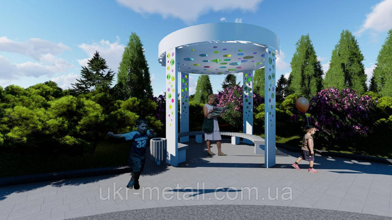 Навіс металевий під ключ