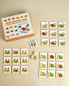 Гра з кубиками  «Схопи першим»