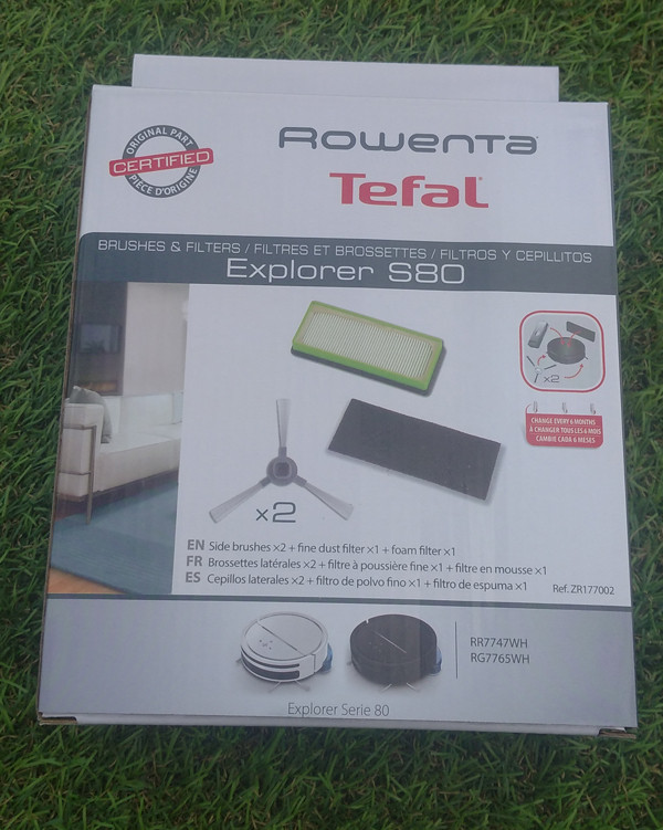 Набір шеток, фільтрів для робота пилососа Rowenta serie 80, 120, фото 1