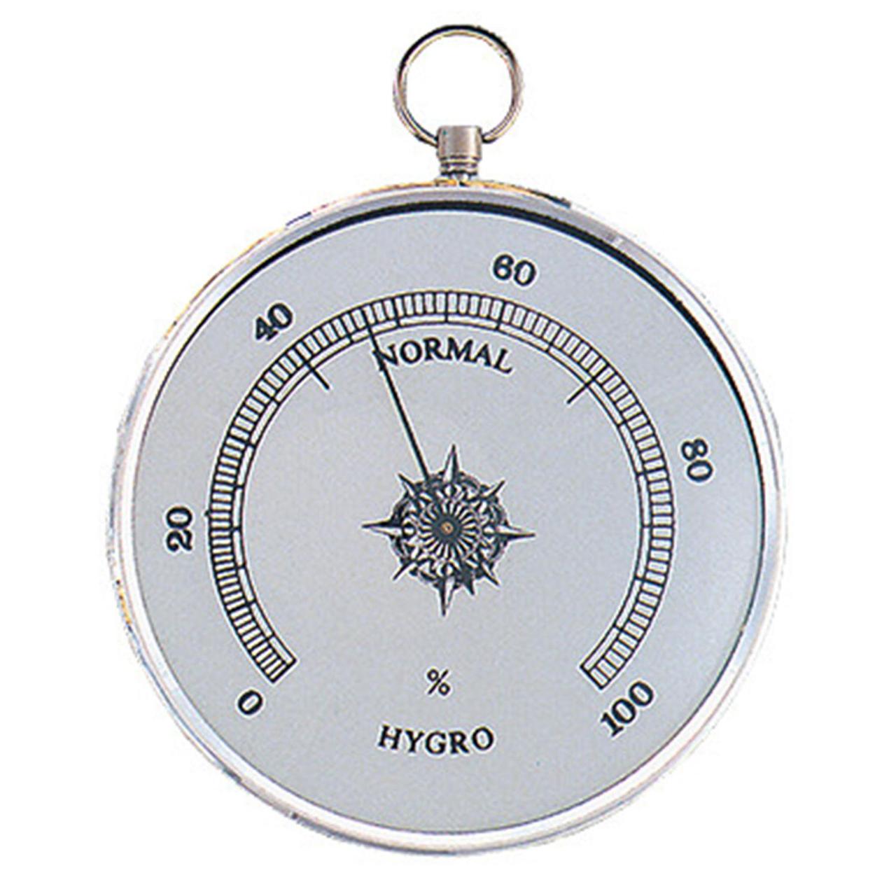 Кімнатний настінний механічний гігрометр Moller 301306 (Silver)