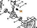 Комплект голчастих роликів 10 х 13 х 12 5 ST FS 120, FS 400, FS450 (95120032250), фото 3