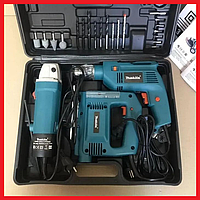 Комплект Makita 3 в 1 Дриль, лобзик, Болгарка / Макіта три в одному