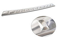 Захисна накладка на задній бампер для Opel Grandland X рестайл. 2021+ /срібляста нерж.сталь/