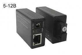 Медіаконвертер MINI живлення 5-12 вольт 1Gb 1550 1SC.WDM + 1RJ45 TK-link
