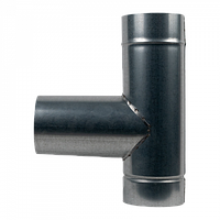 Трійник оцинкований 90°, діаметр 110мм, товщина 0,5мм