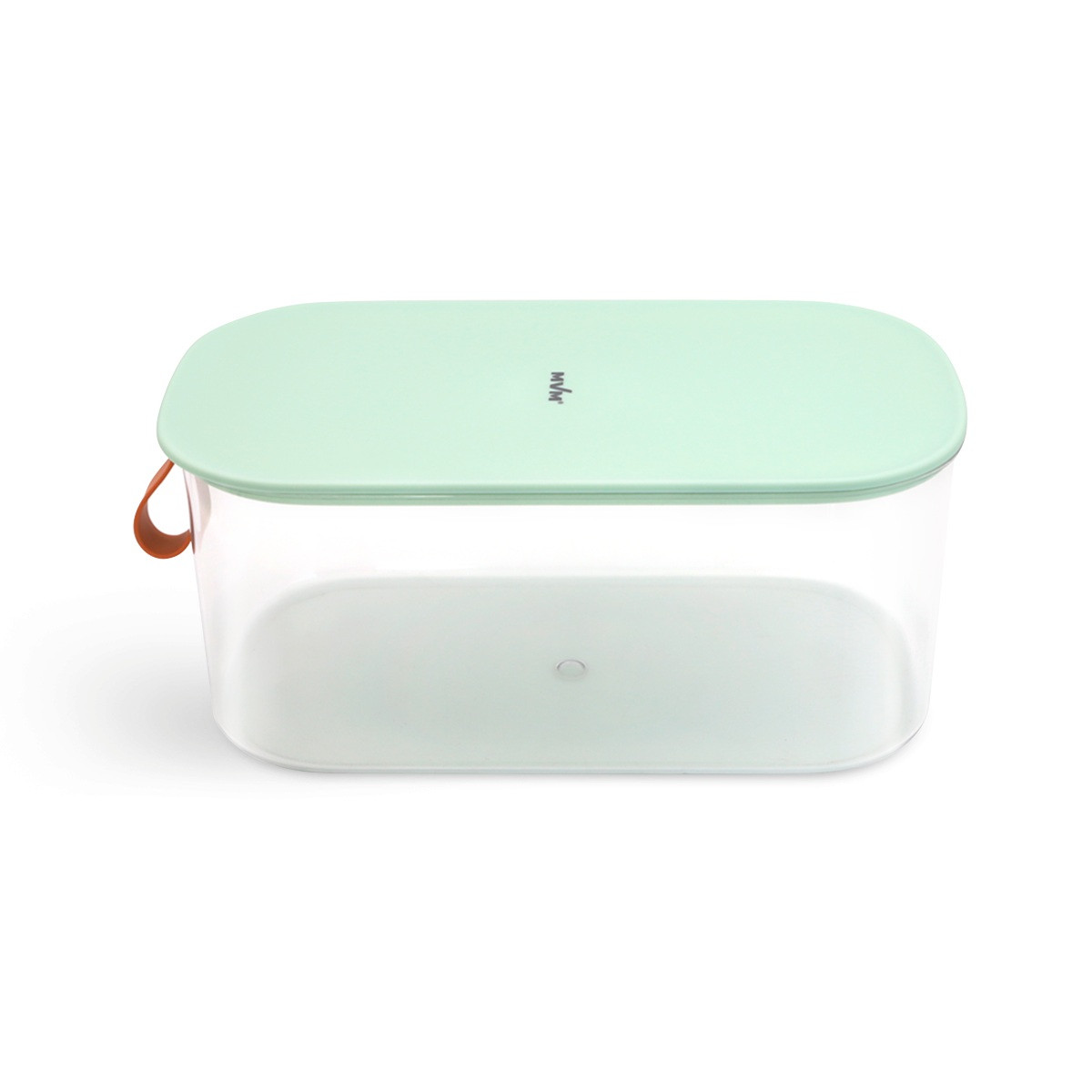 Контейнер для зберігання МВМ MY HOME Прозорий із зеленим (KP-01 M T/GREEN)