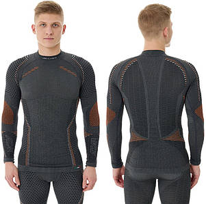 Чоловіча термофутболка з довгим рукавом Accapi Ergoracing, XS/S (44-46) Antracite/Black