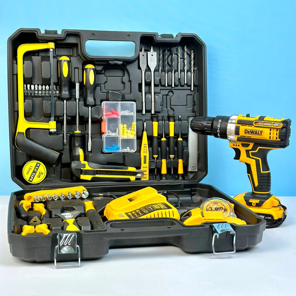 Акумуляторний шуруповерт DeWALT 21В з набором інструментів (30 од.) 1:1 41802