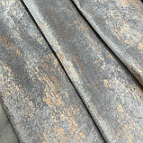 Турецький комплект оксамитових штор на тасьмі Розмір 150х270см Колір Сірий, фото 4