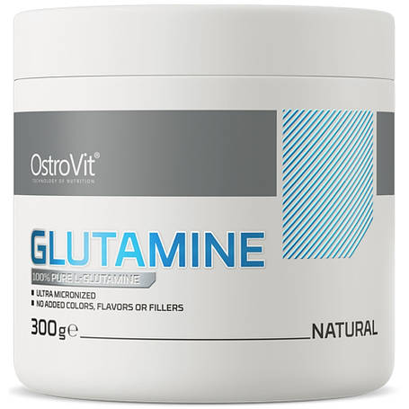 Амінокислота L-Глютамін OstroVit Glutamine 300 г Польща, фото 1