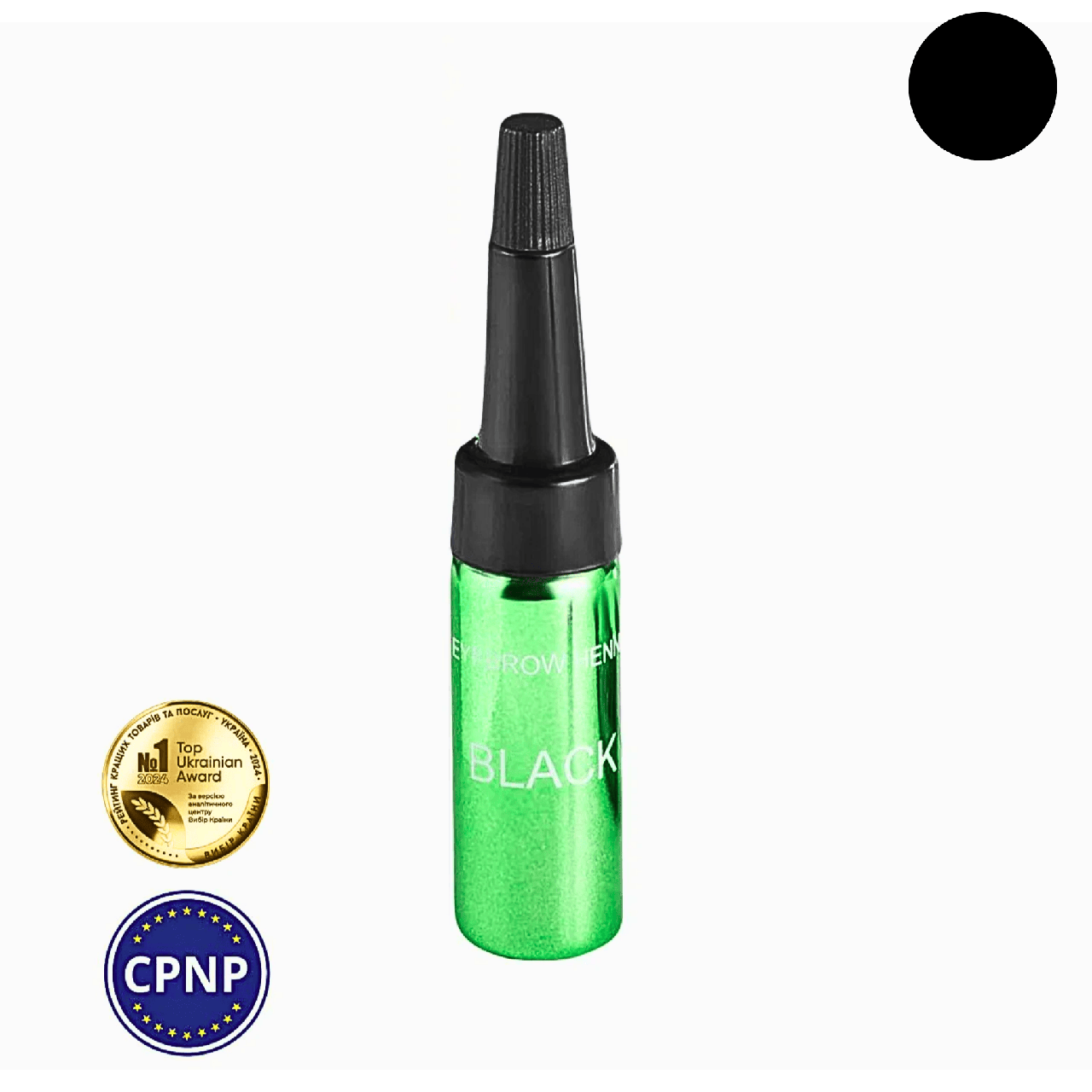 Хна EKKOBEAUTY для брів (Black), 5 мл