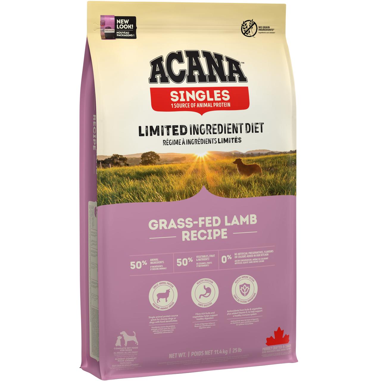 Acana (Акана) Grass-Fed Lamb сухий корм для собак усіх порід і вікових груп з ягням, 6 кг